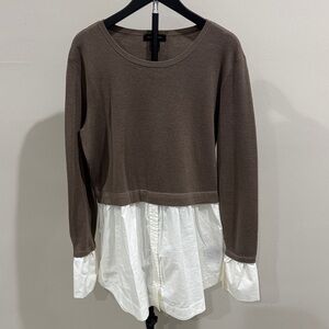 Club Monaco layered shirt